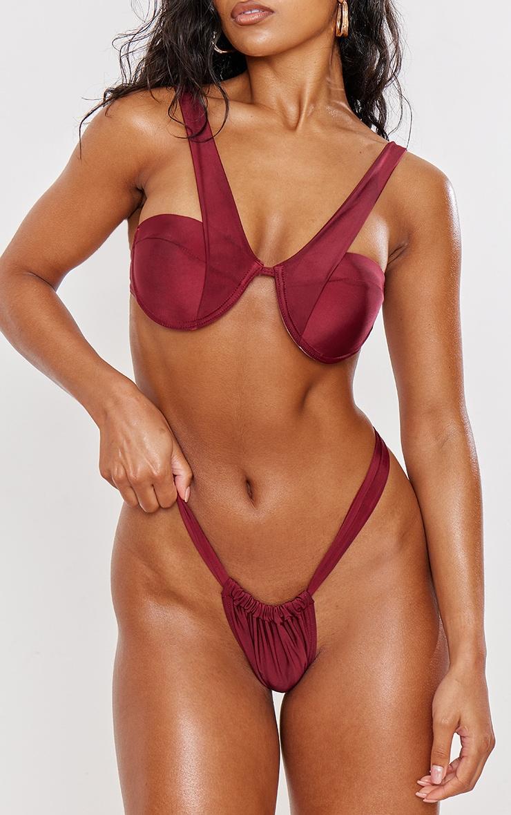 Cherry Red Underwired Bikini Top Product Image