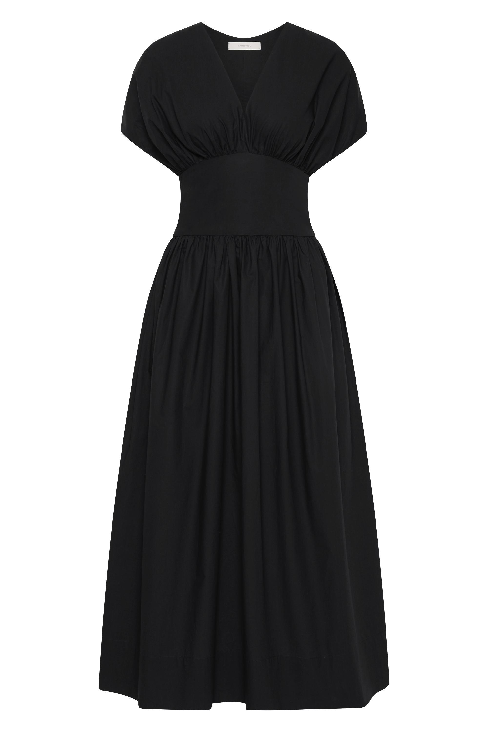 Auve Midi Dress Black Product Image