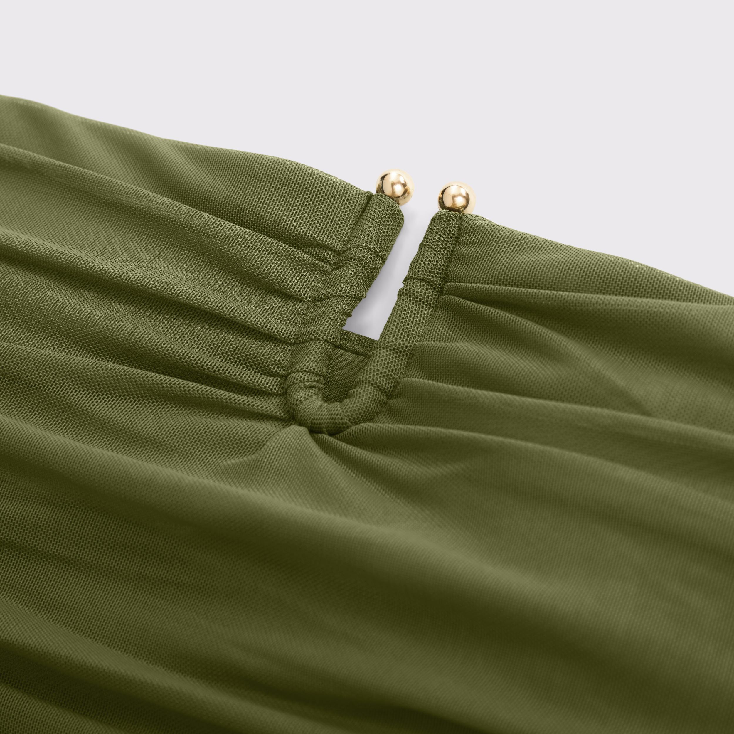 Bra-Free Mesh Hardware Tube Top Product Image