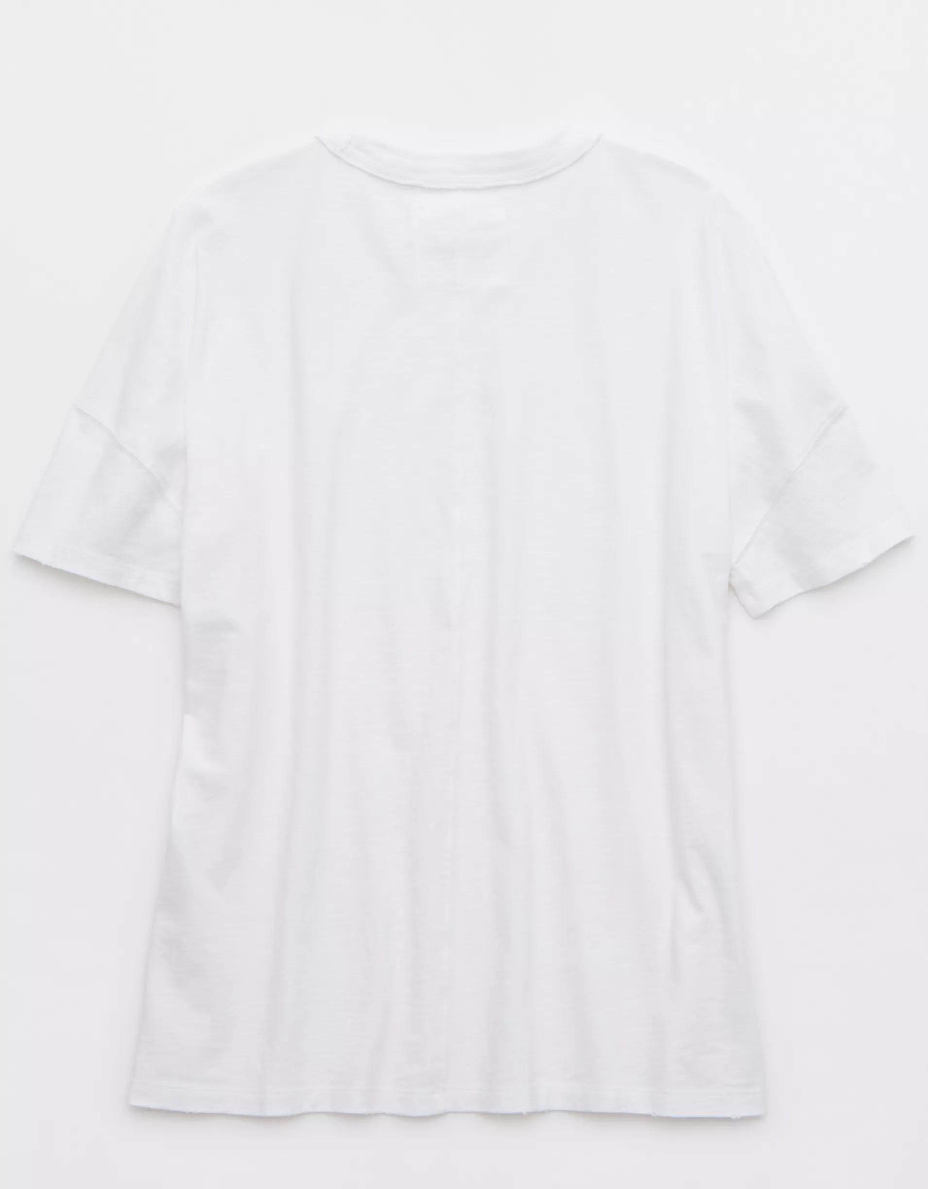 Aerie Oversized Crew Boyfriend T-Shirt Product Image