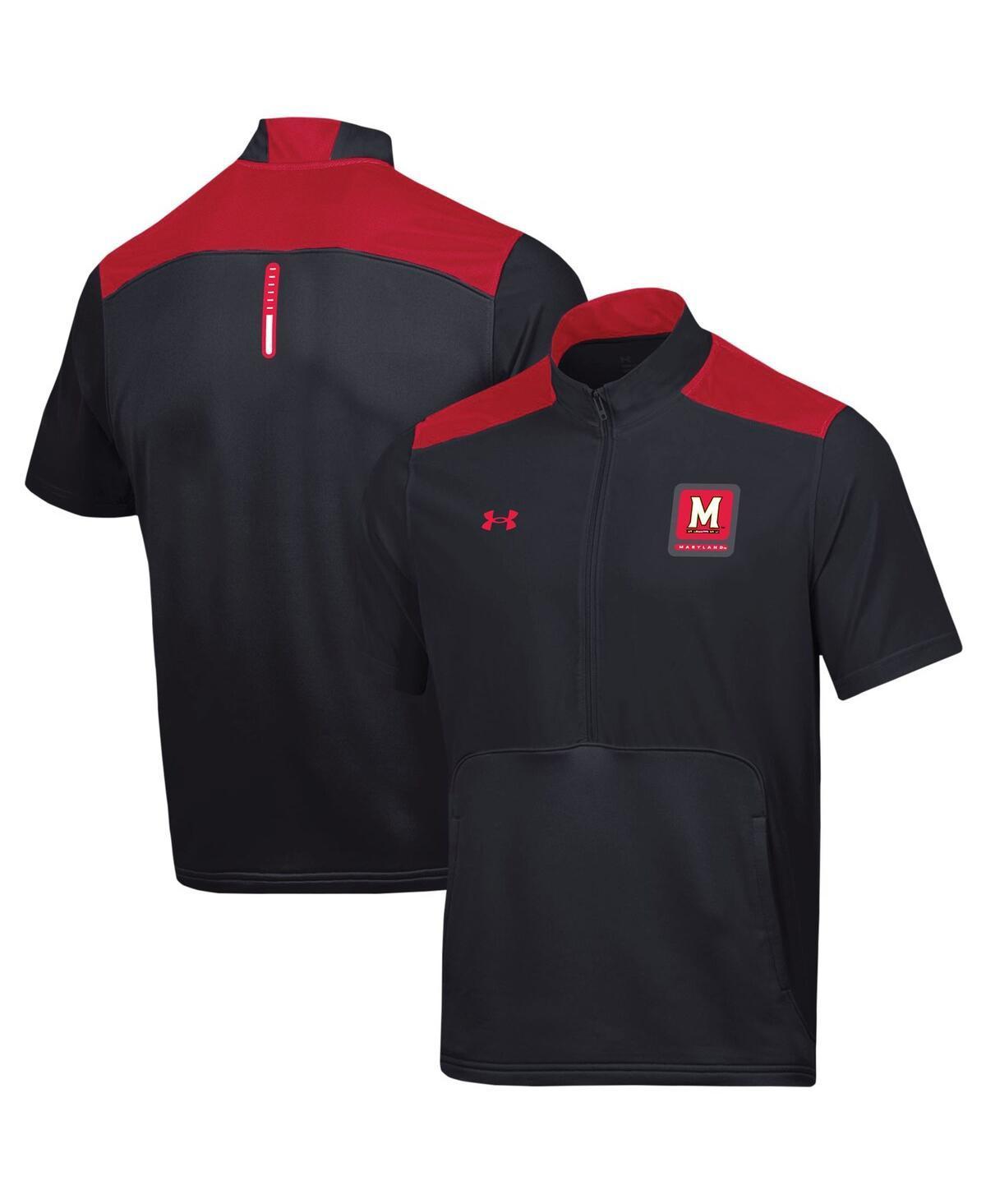 Mens Under Armour Maryland Terrapins Motivate Half-Zip Jacket Product Image