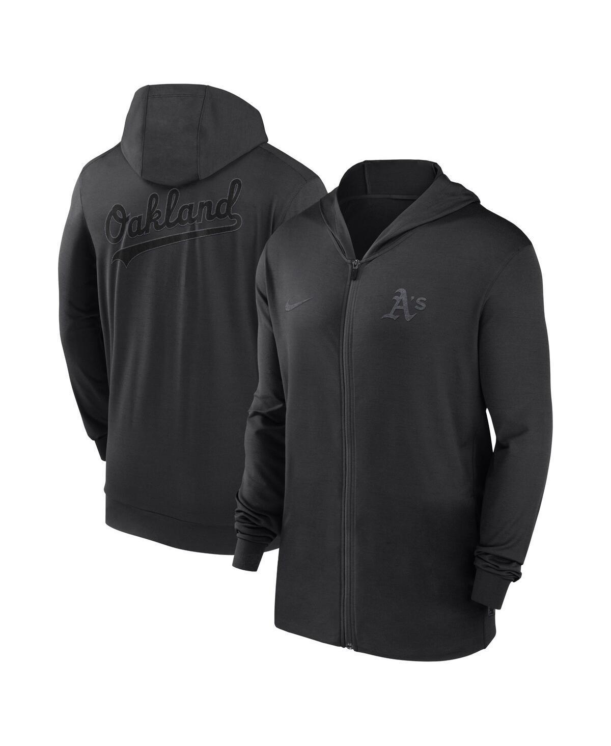 NIKE Men's  Black Boston Red Sox Authentic Collection Travel Performance Full-zip Hoodie Product Image