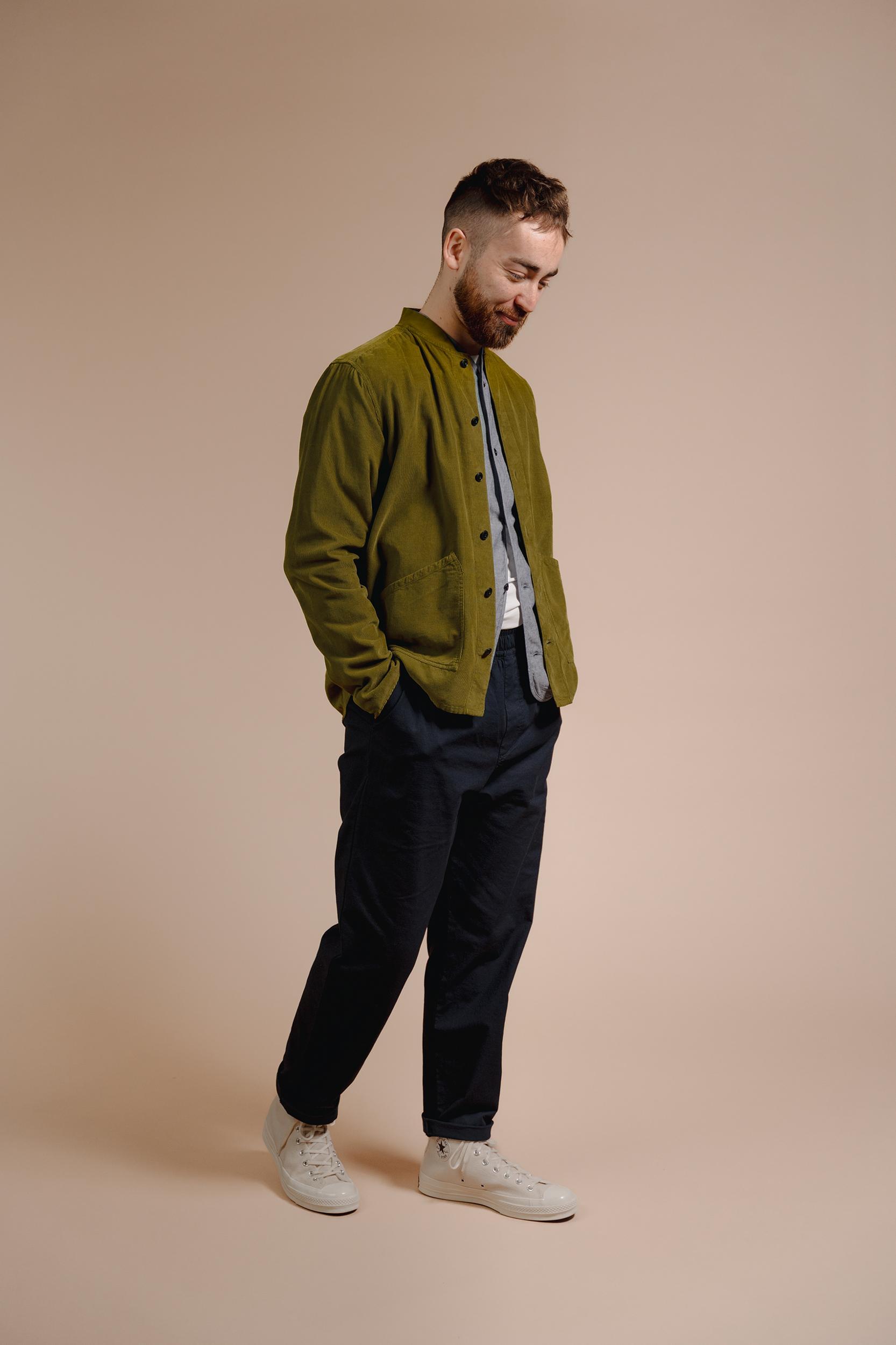 Organic Cord Baseball Overshirt Product Image