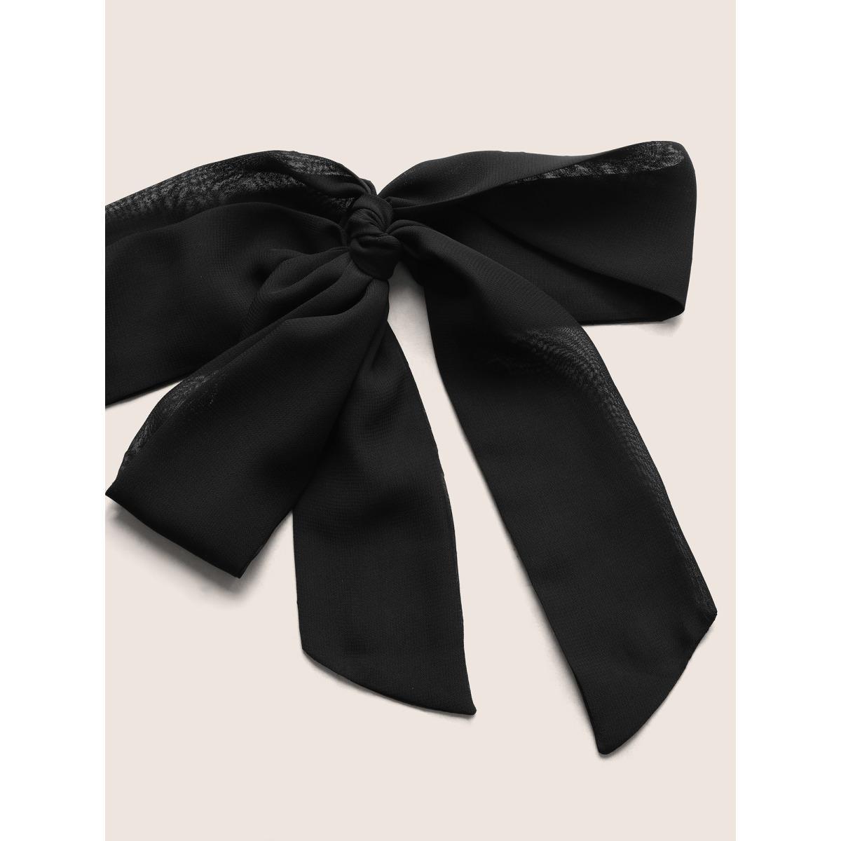 Plus Size Plain Square Neck Tie Knot Tank Top Women Black Elegant Tie knot Non Everyday Tank Tops Camis BloomChic 14-16/1X Product Image