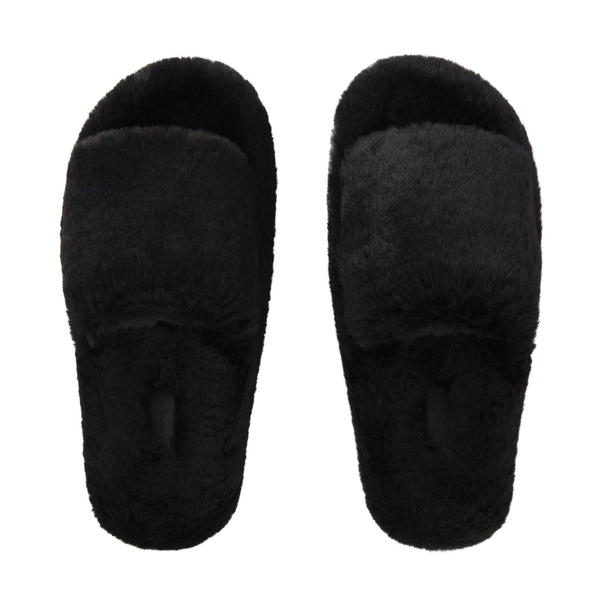 GETTING READY ACCESSORIES PLUSH SLIPPER | ONYX Product Image