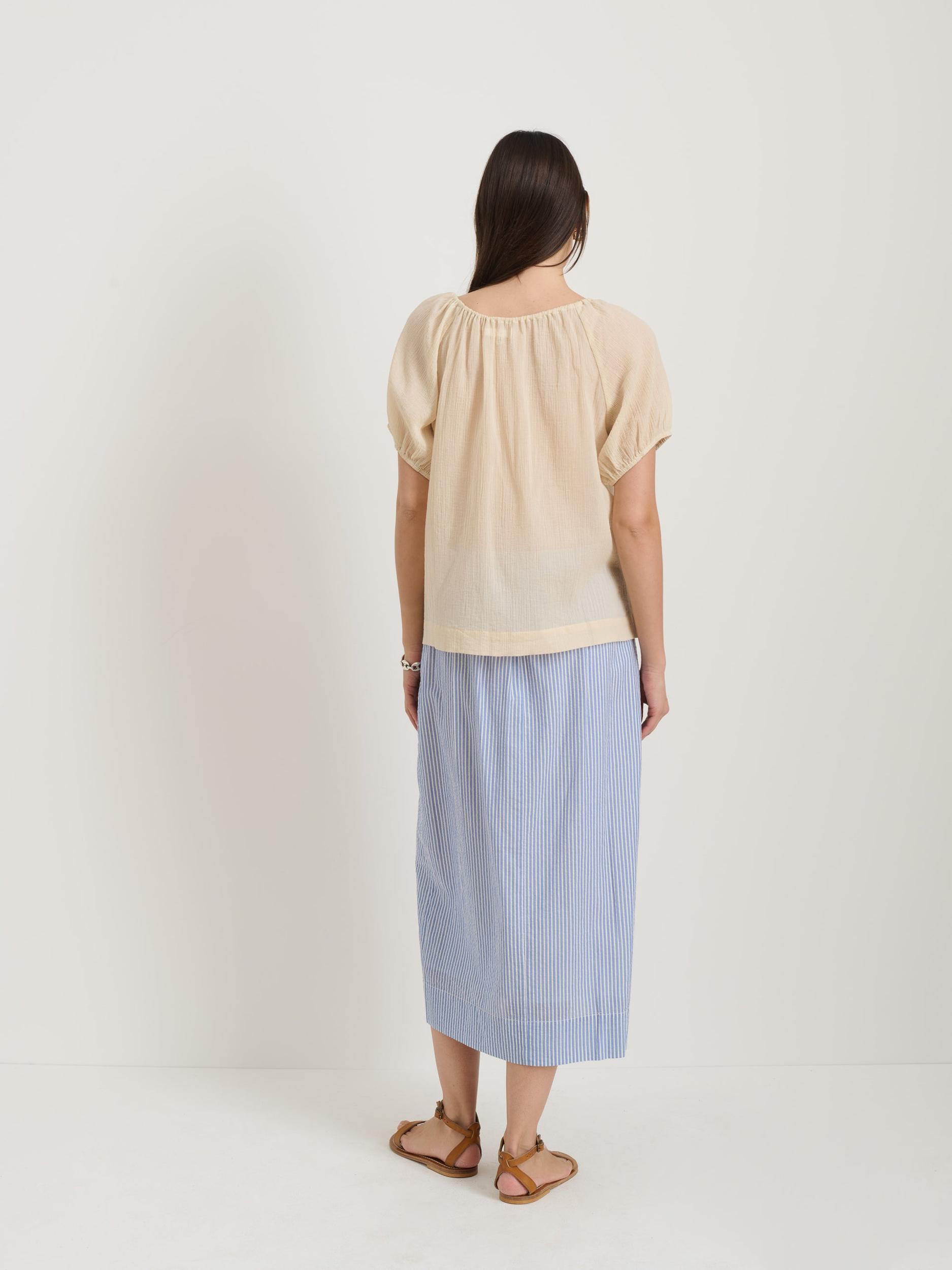 Rose Top In Crinkle Cotton Product Image