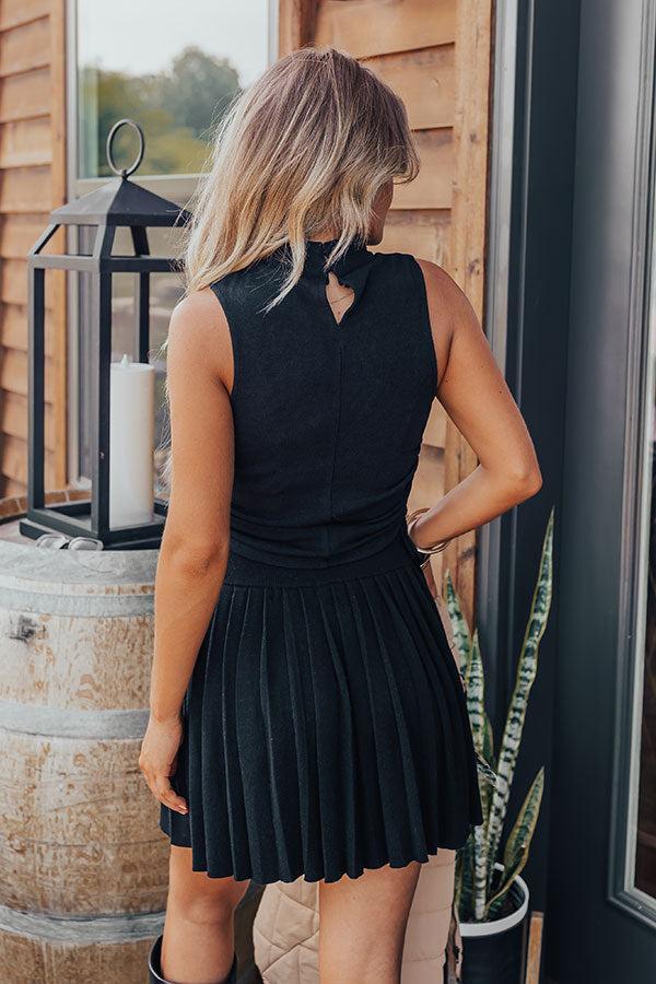 Have A Ball Ruched Side Top In Black Product Image