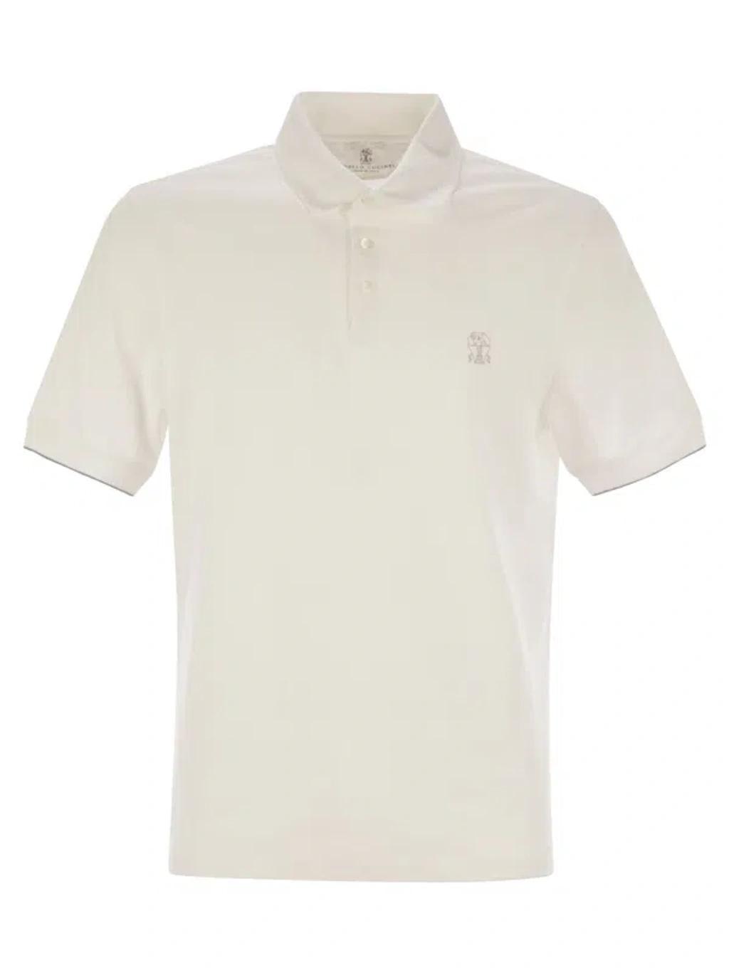 BRUNELLO CUCINELLI Logo In Off White Product Image