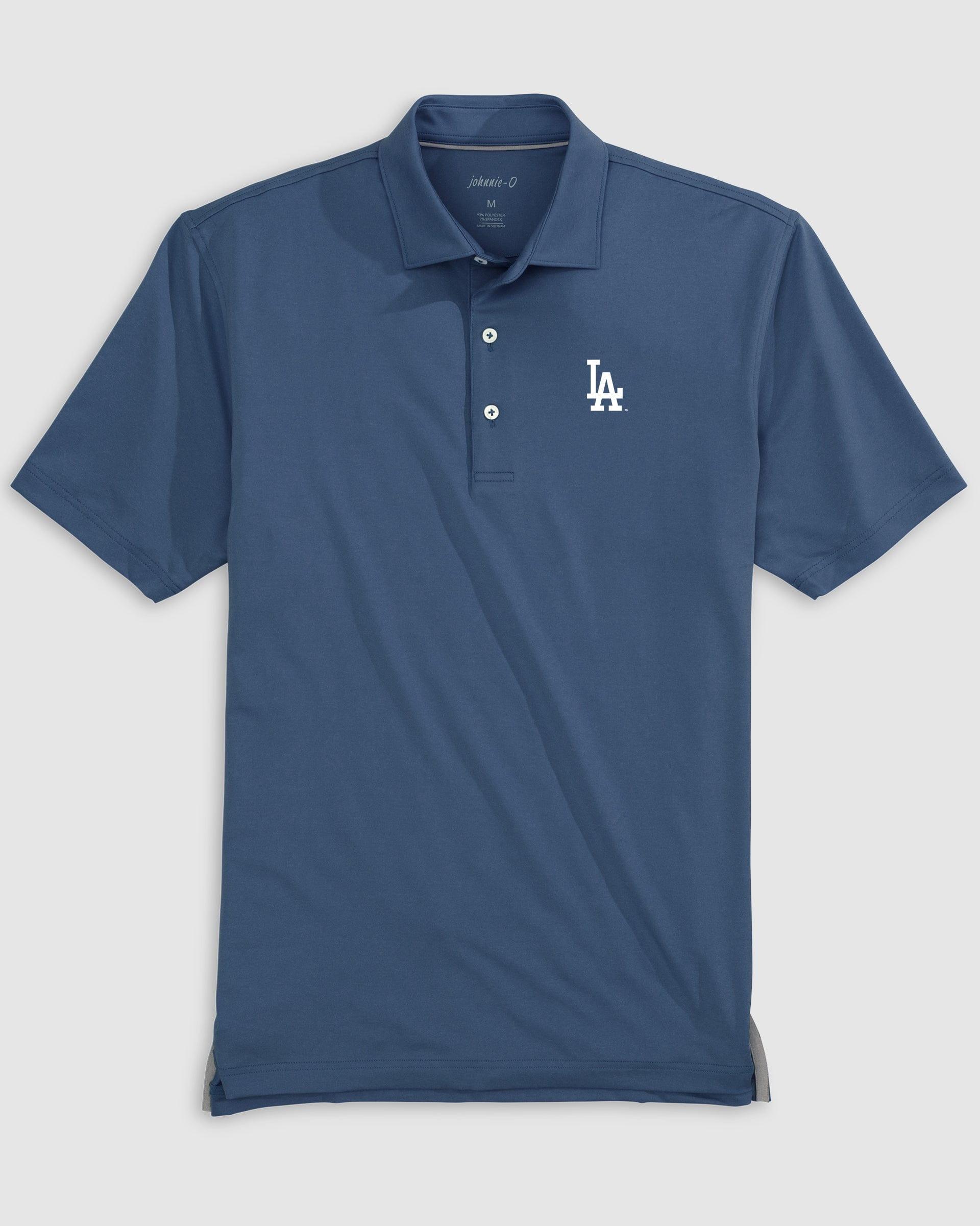 johnnie-O Los Angeles Dodgers Birdie Jersey Performance Polo Product Image