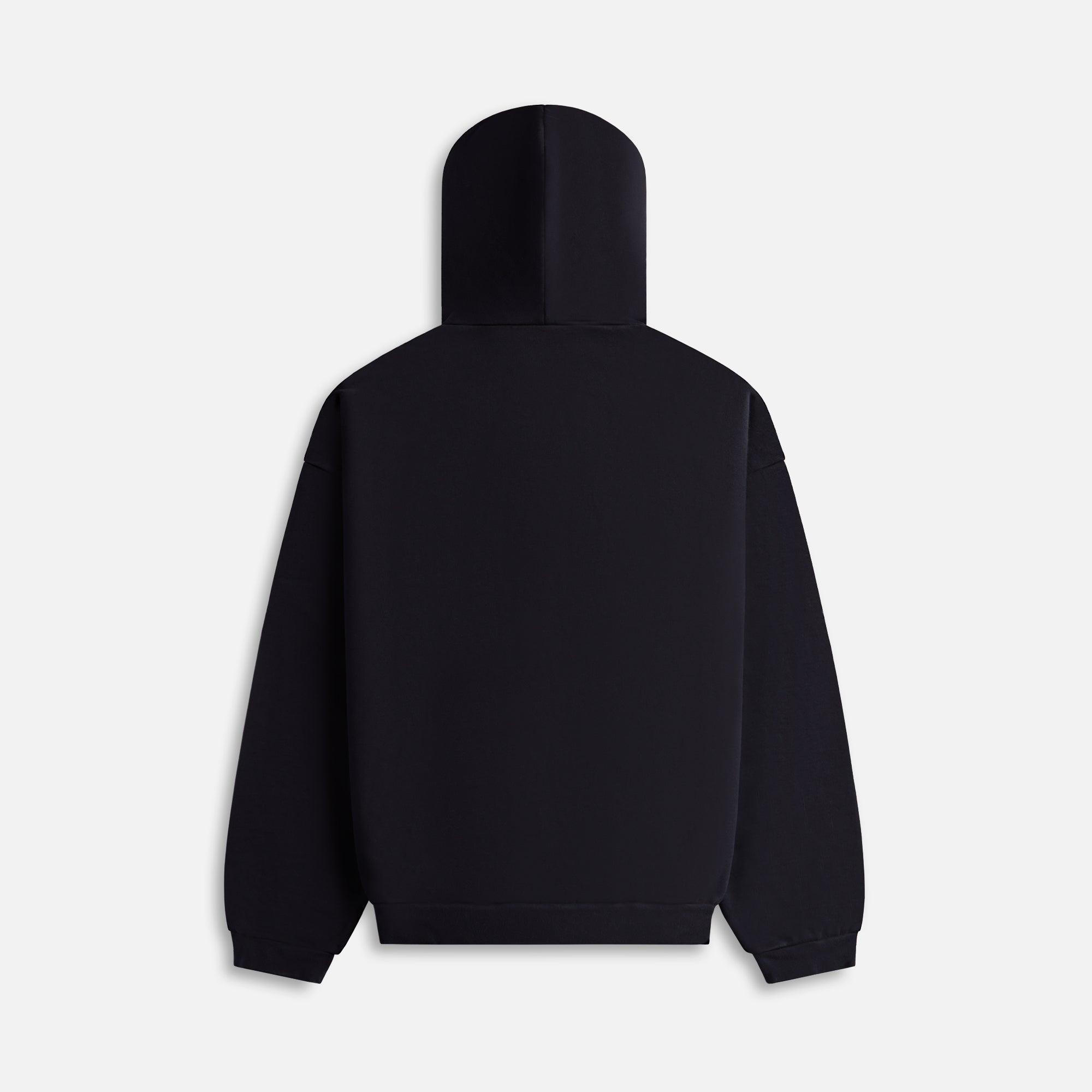 Essentials Heavy Fleece Hoodie - Black Male Product Image