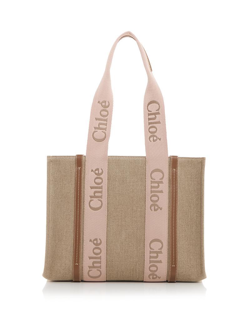 Woody Medium Tote Bag in Linen Product Image
