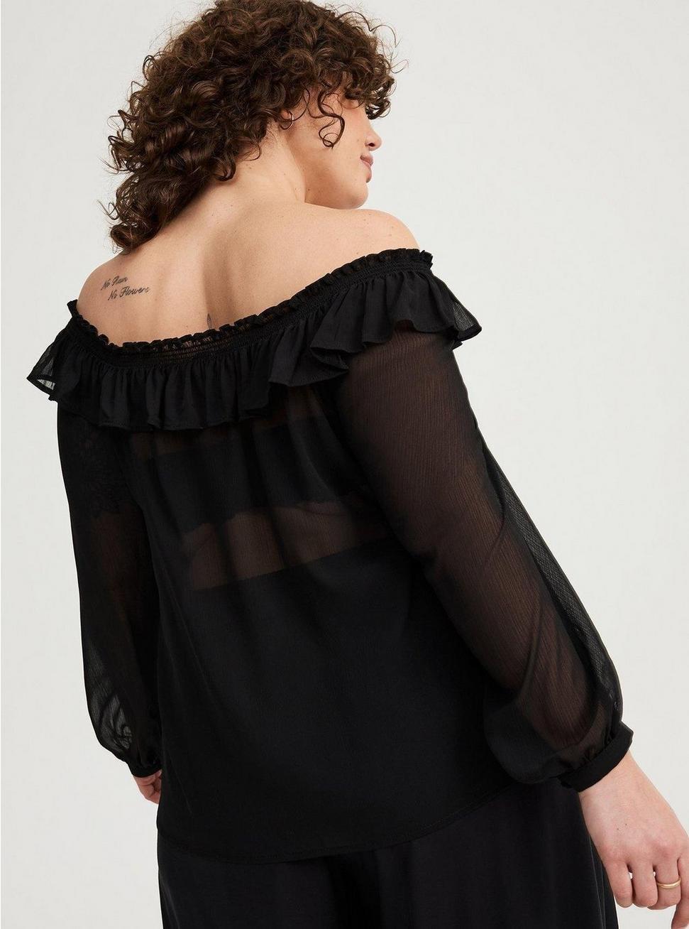Off-Shoulder Ruffle Top Product Image