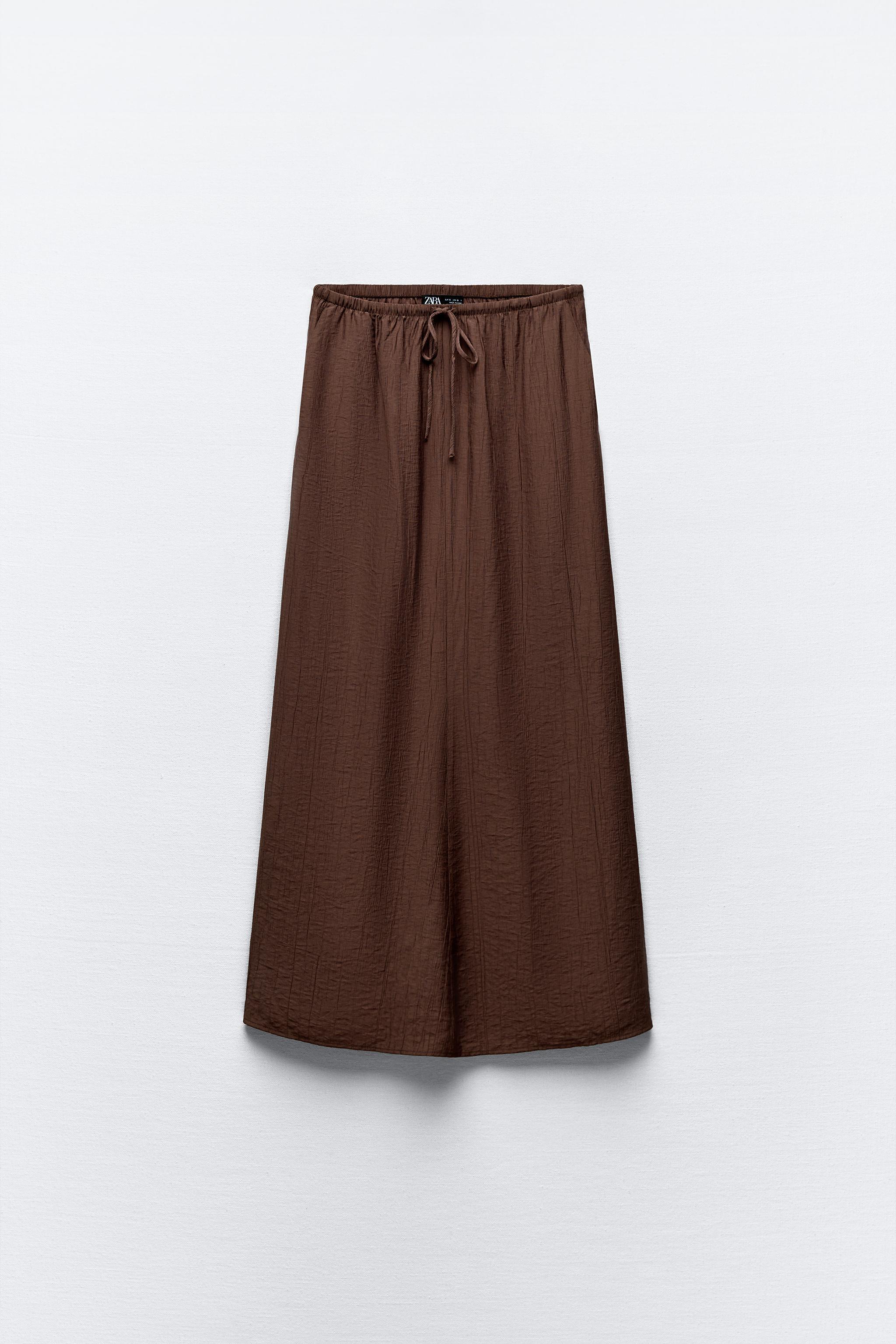 LONG TEXTURED SKIRT Product Image