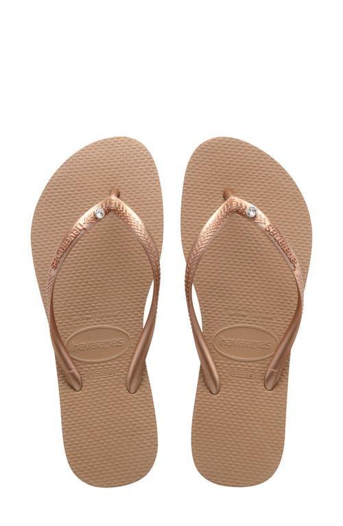 havaianas Womens Slim Crystal Ii Flip Flop Sandals Product Image