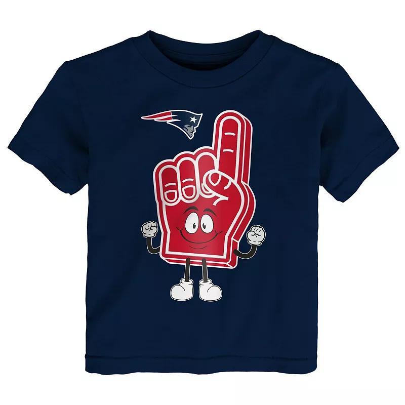 Infant Navy New England Patriots Handy Man T-Shirt, Boy's, Size: 12 Months, Blue Product Image