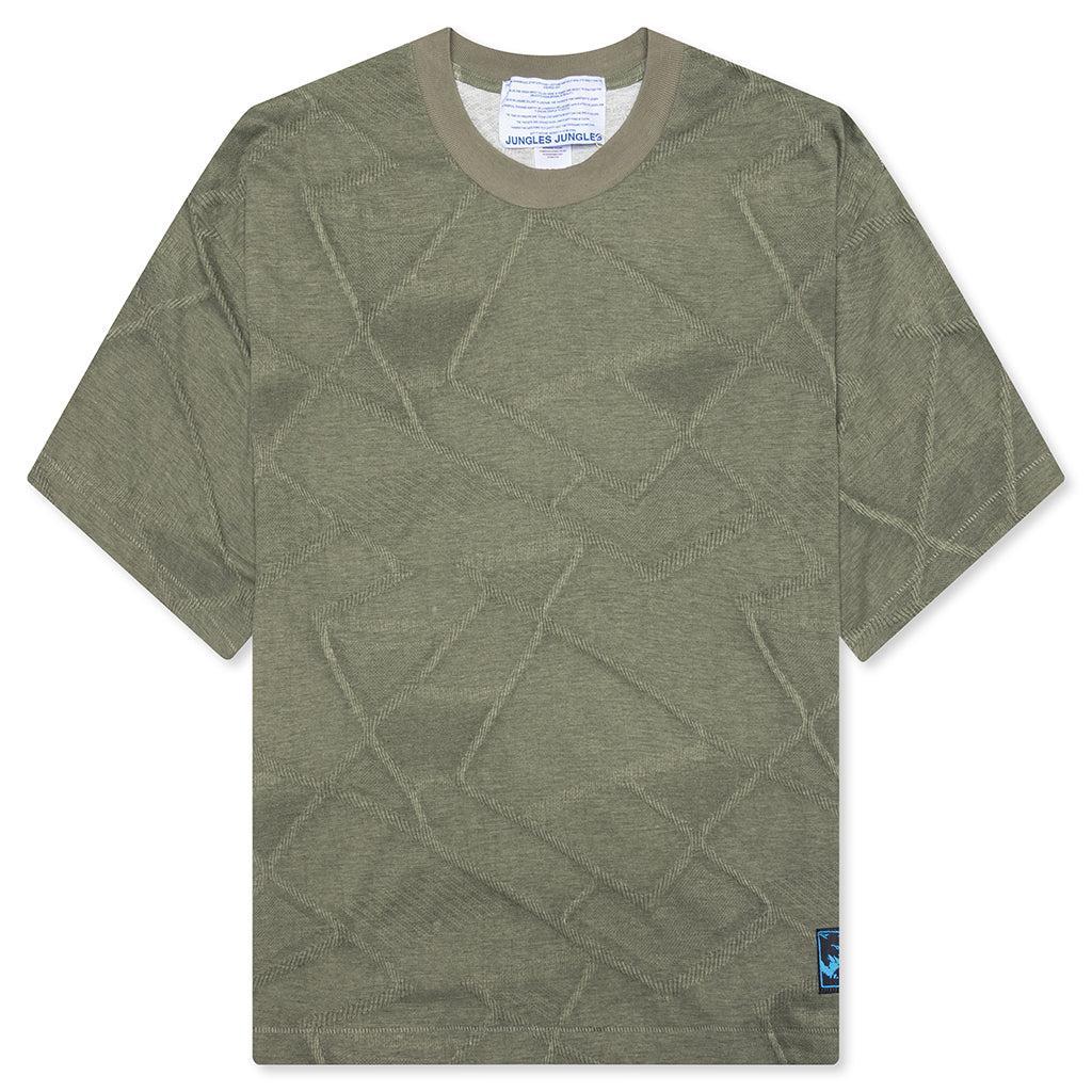 Textured Tee - Green Male Product Image