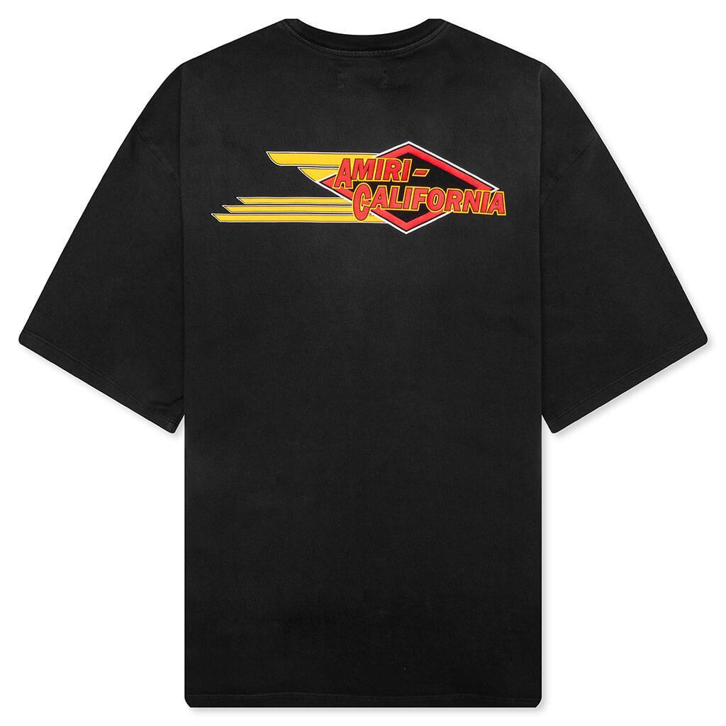 Amiri Eagle Oversized Tee - Black Male Product Image