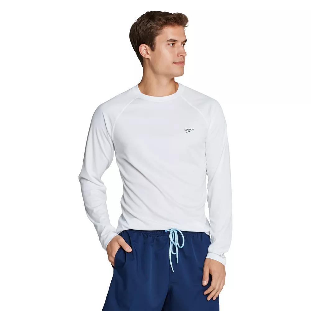 Mens Speedo Quick-Dry UPF 50+ Long Sleeve Swim Tee Product Image