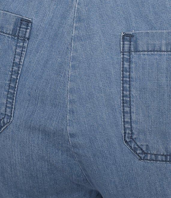 Westbound Plus Size Cotton Lyocell Crop Pull-On Pants Product Image