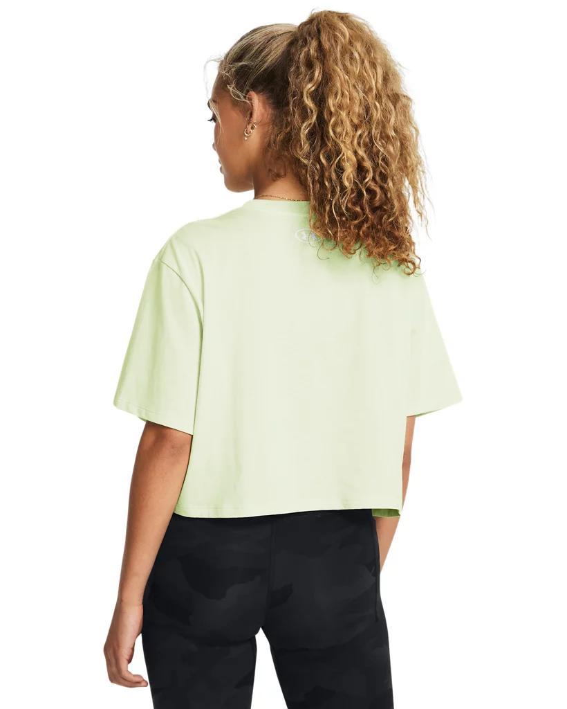 Women's UA Boxy Crop Logo Short Sleeve Product Image