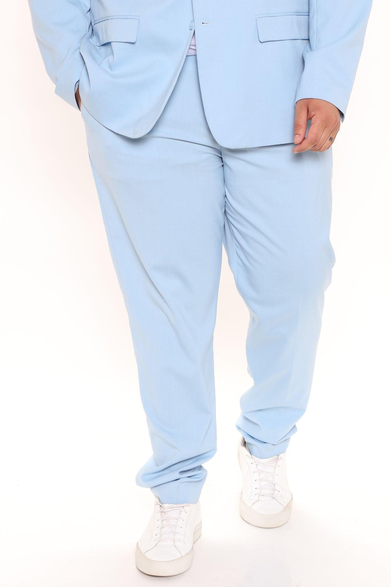 The Modern Stretch Slim Trouser - Light Blue Product Image