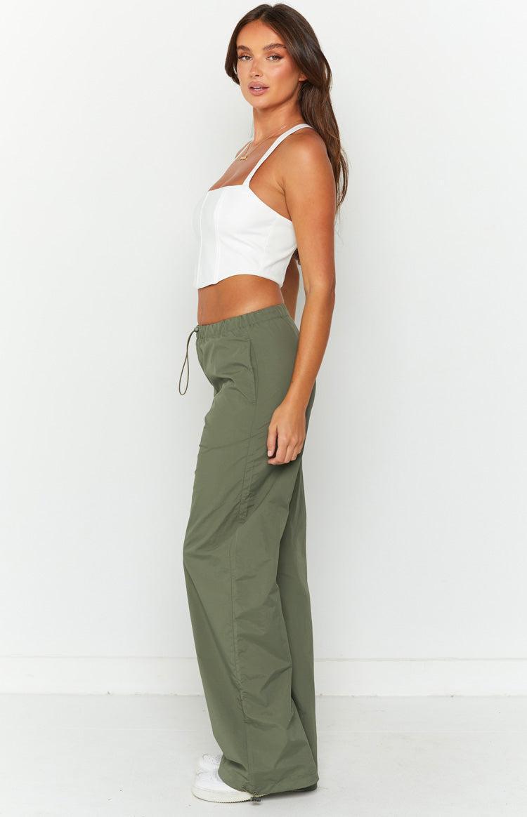 Bronx Khaki Drawcord Cargo Pants Product Image