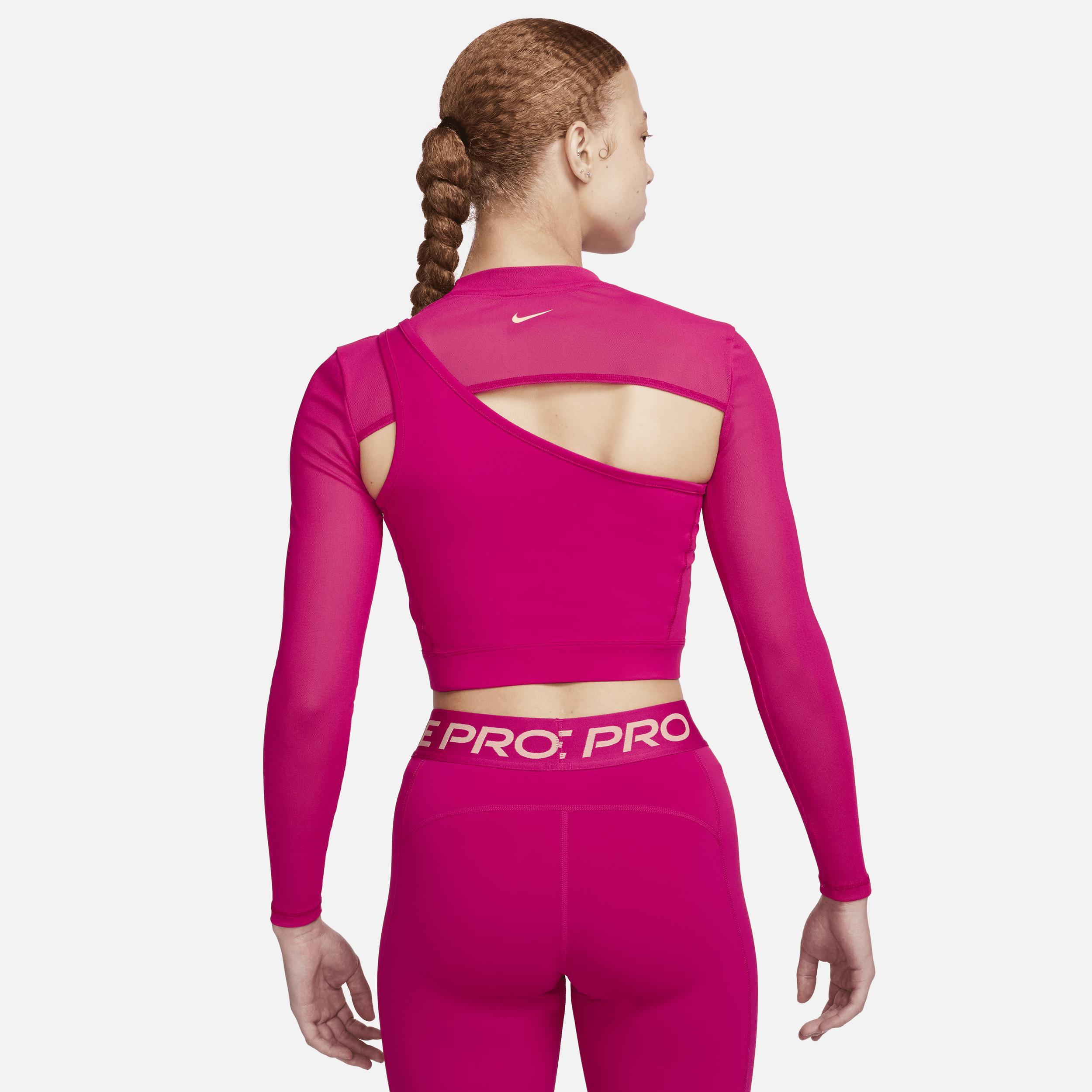 Women's Nike Pro Long-Sleeve Cropped Top Product Image