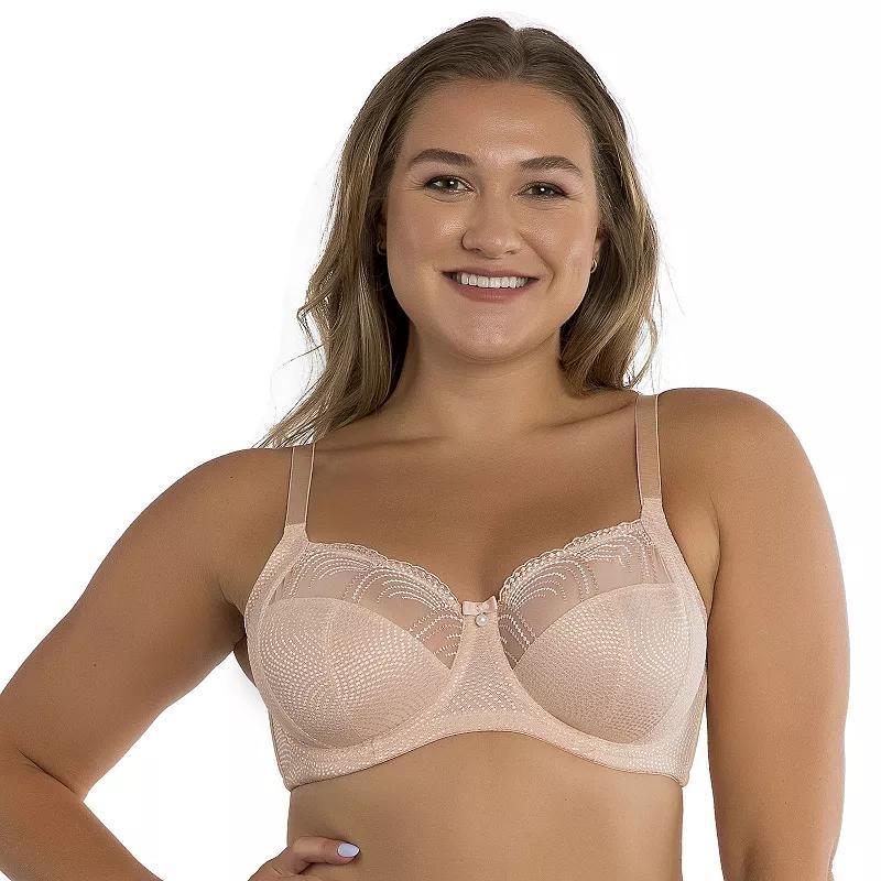 Parfait Pearl Full-Figure Unlined Bra P60923, Women's, Size: 42 FF, Cameo Pink Product Image