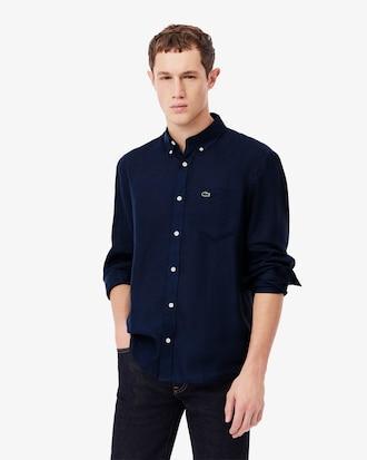 Regular Fit Linen Shirt Product Image