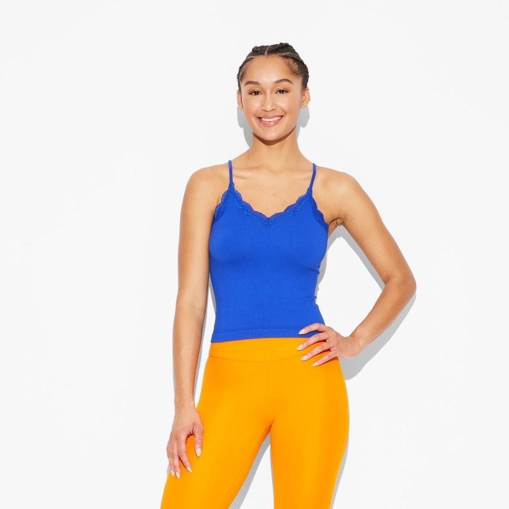 Womens Game Day Seamless Camisole - Wild Fable Blue Product Image