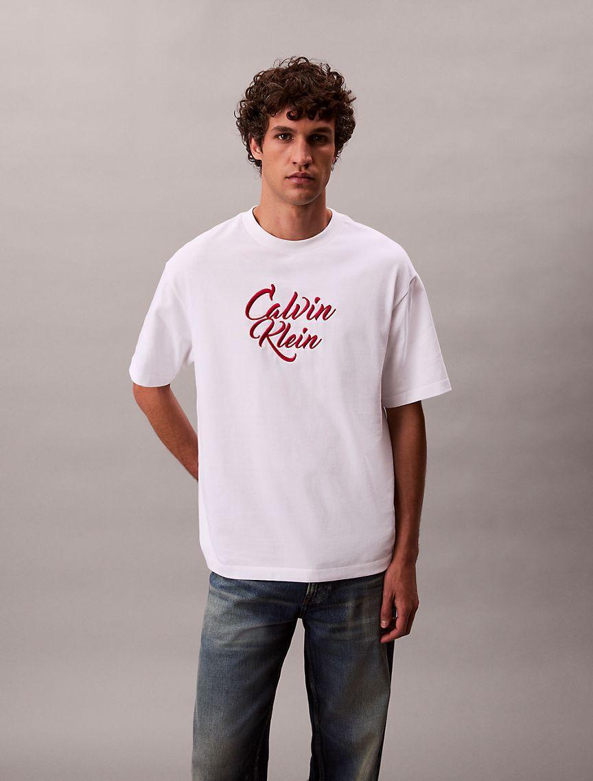 Script Logo Graphic Relaxed T-Shirt Product Image