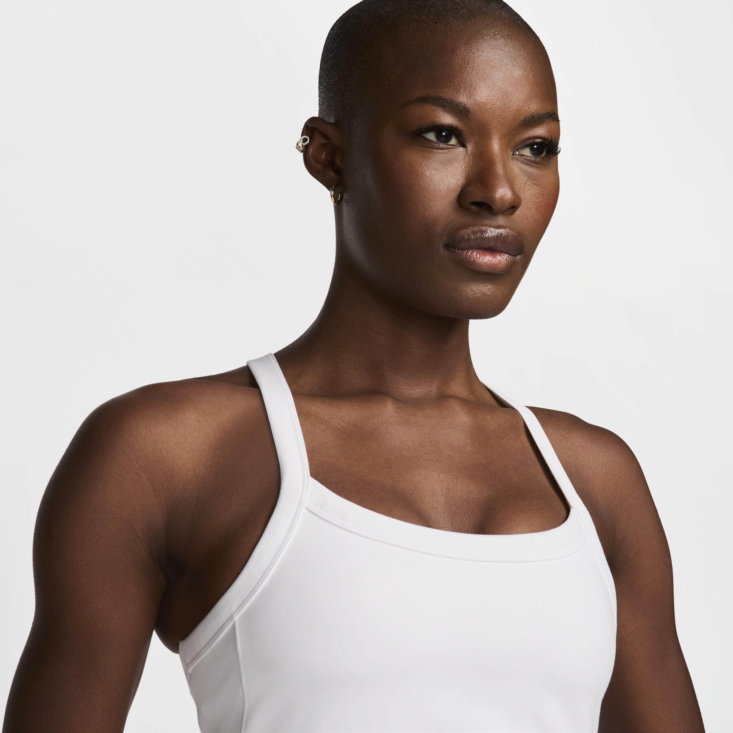 Nike One Fitted Women's Dri-FIT Strappy Cropped Tank Top Product Image