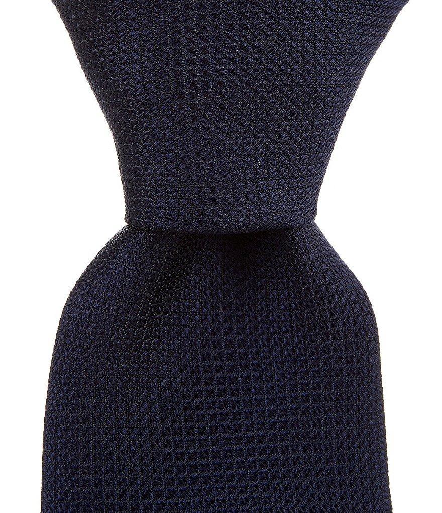 Cremieux Solid Nonsolid 3 1/4#double; Woven Silk Tie Product Image