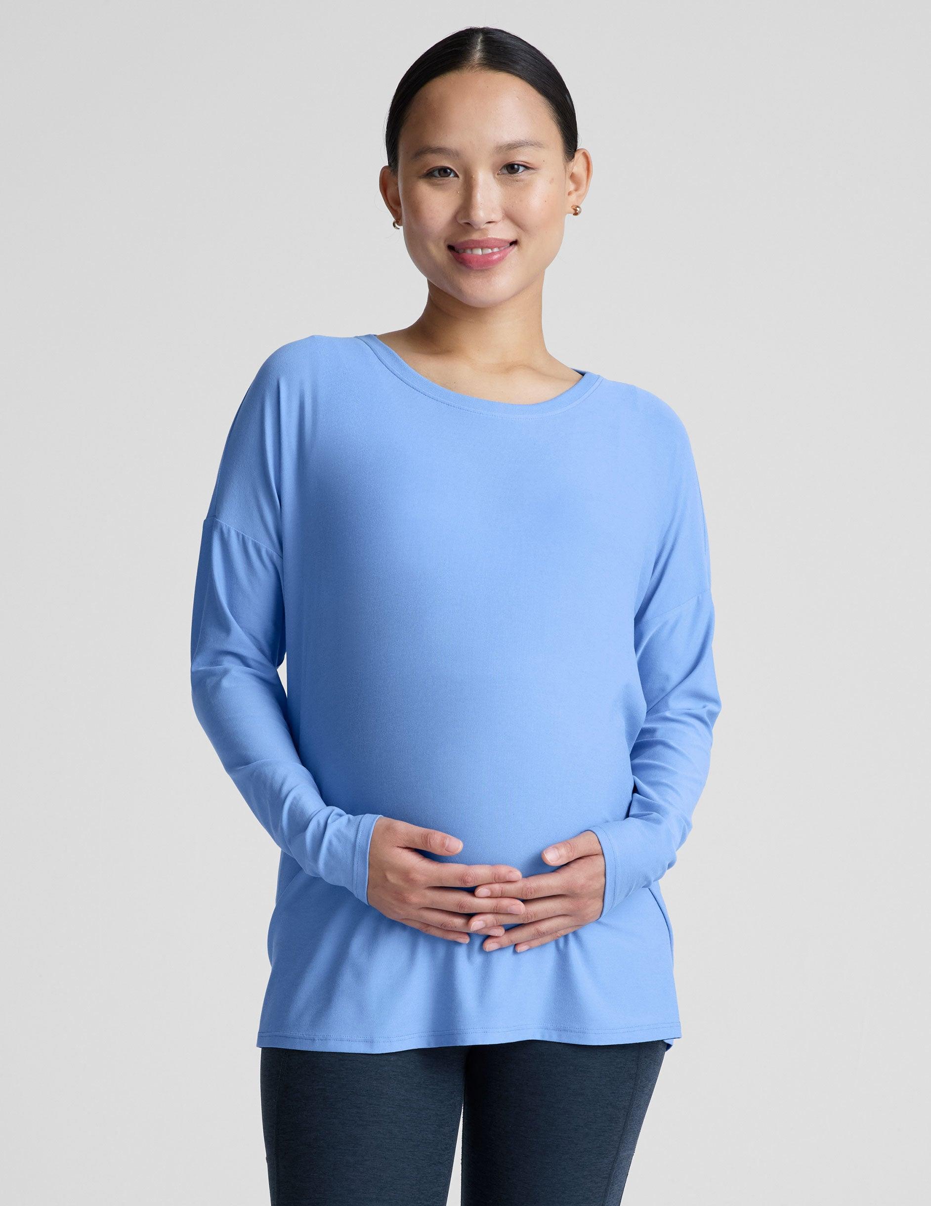 Featherweight Feels Like Home Long Sleeve Maternity Top Product Image