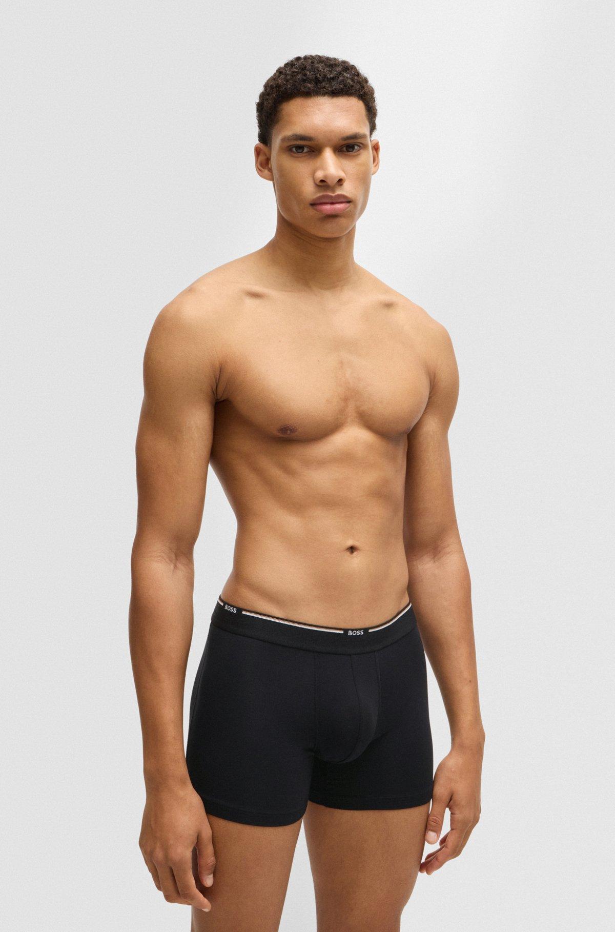 Three-pack of boxer briefs in a bamboo blend Product Image