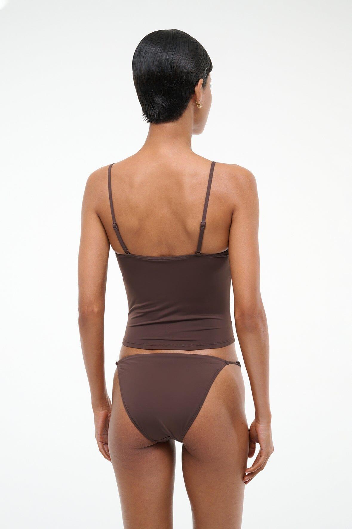 CLEO TANKINI TOP | DARK CHOCOLATE Product Image