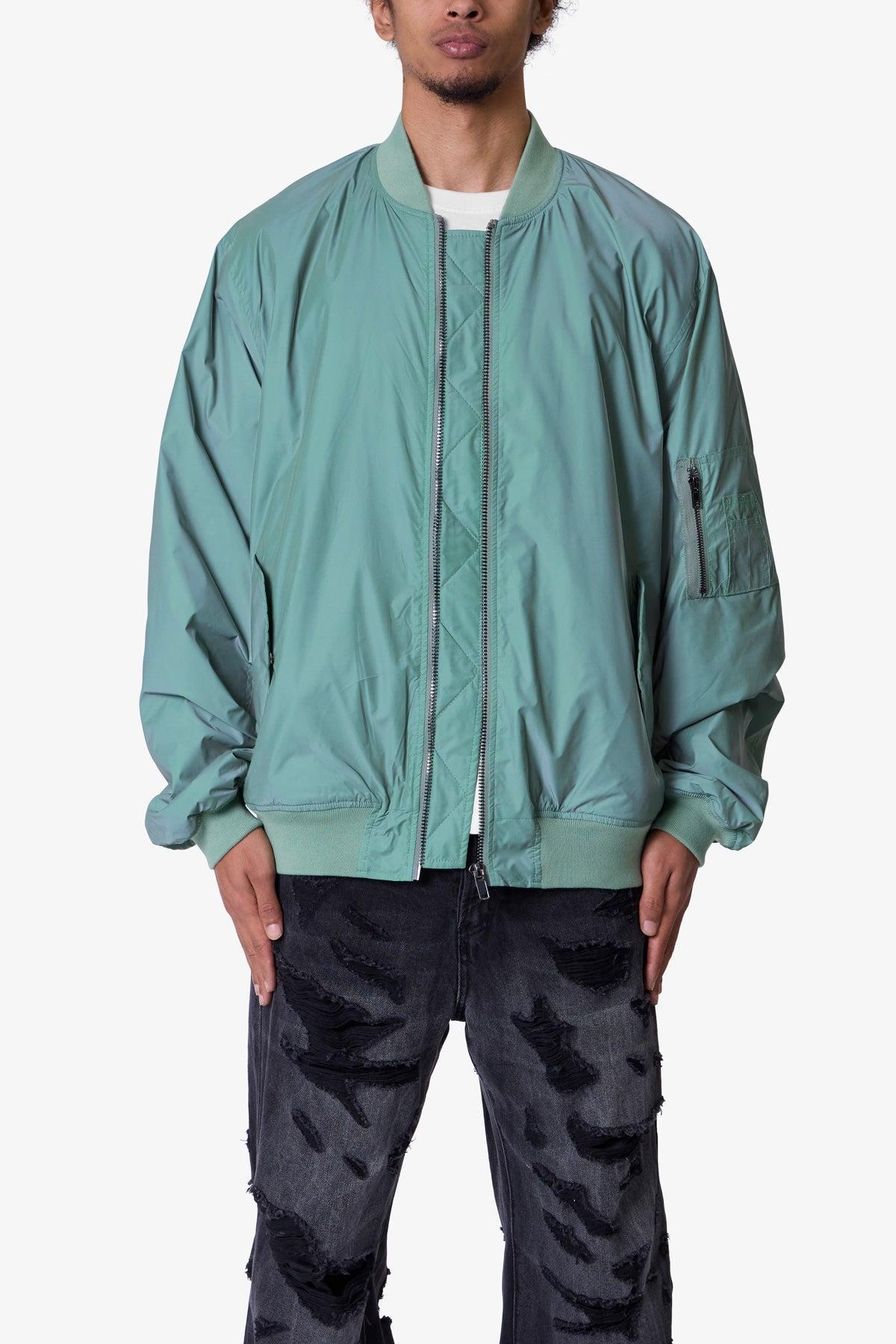 High Visibility Bomber Jacket - Olive Product Image