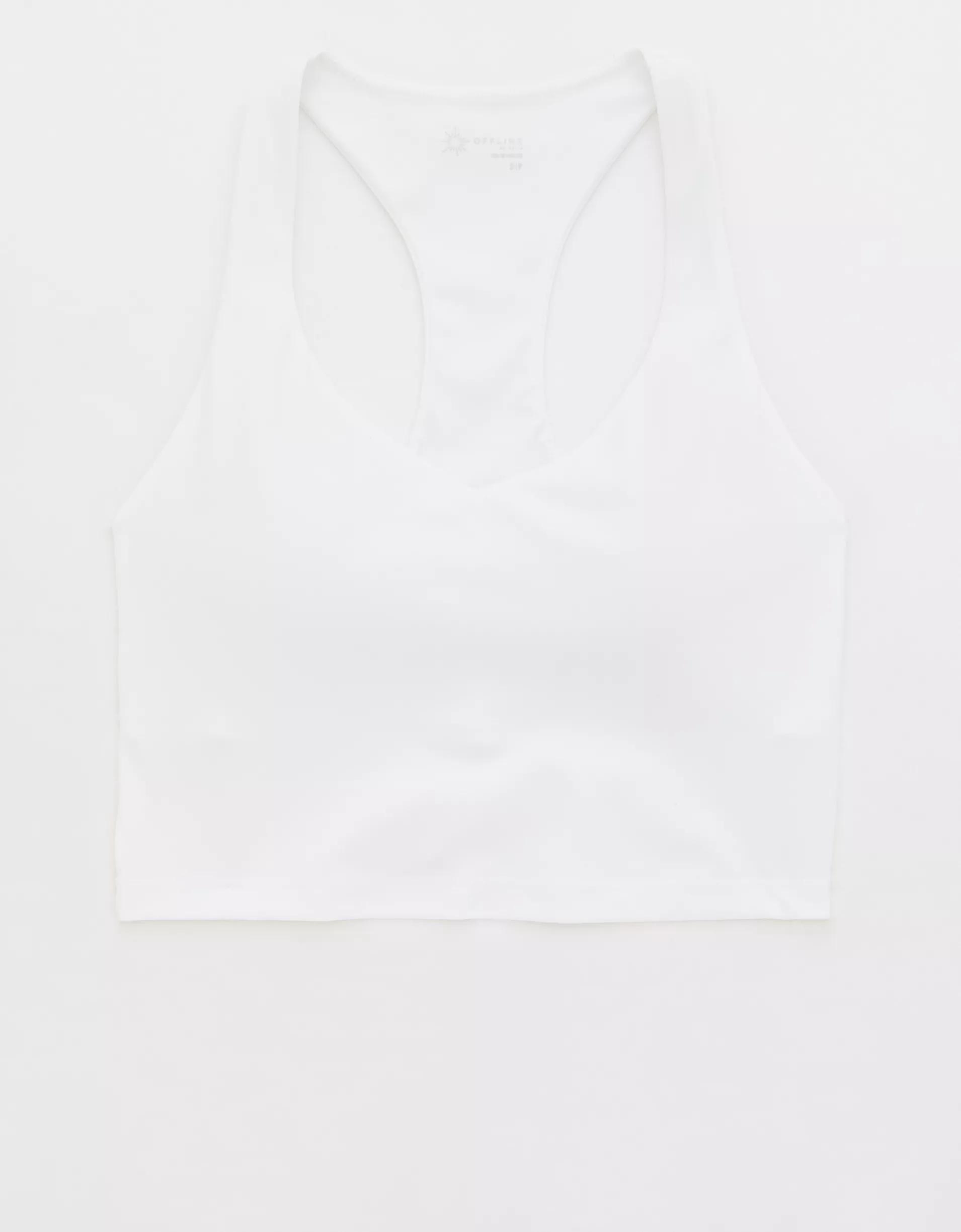 OFFLINE By Aerie Real Me Low Key Racerback Sports Bra Product Image
