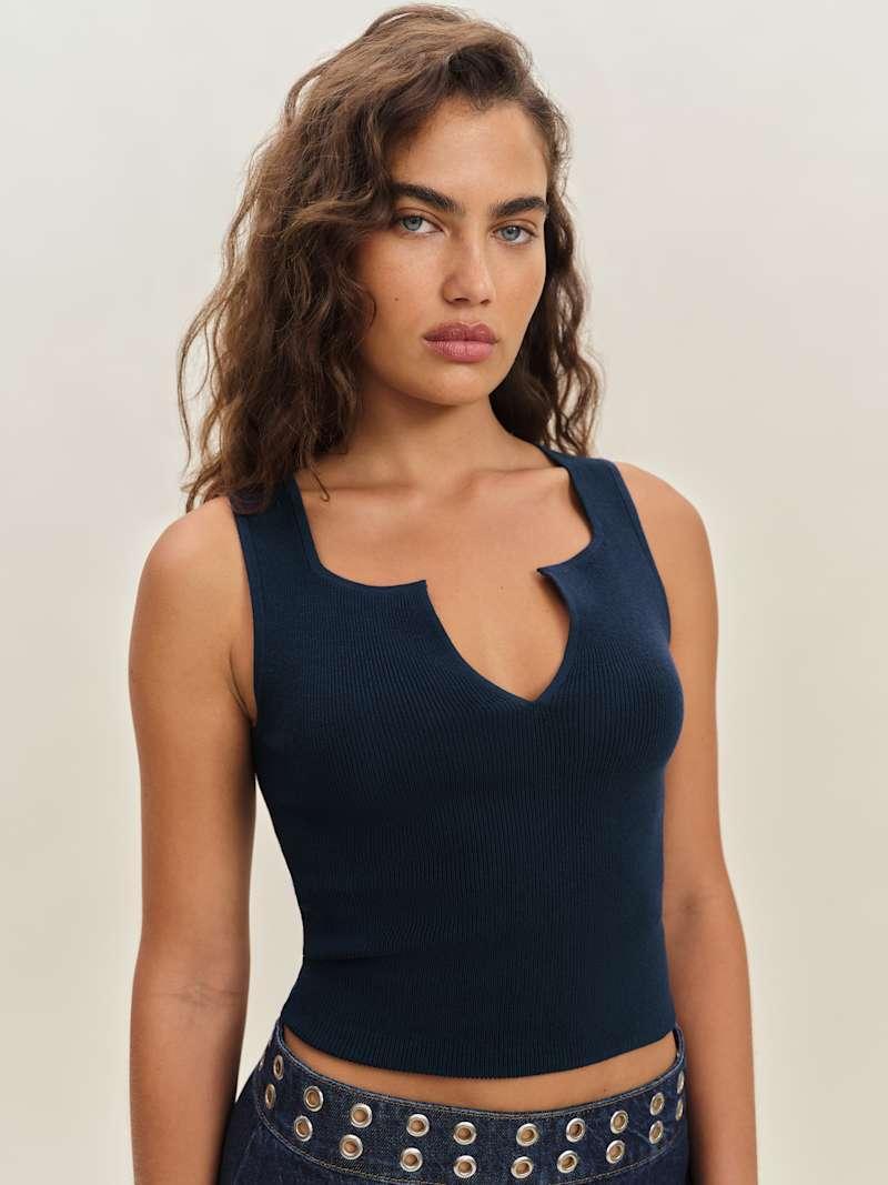 Rylie Cotton Sweater Tank Product Image