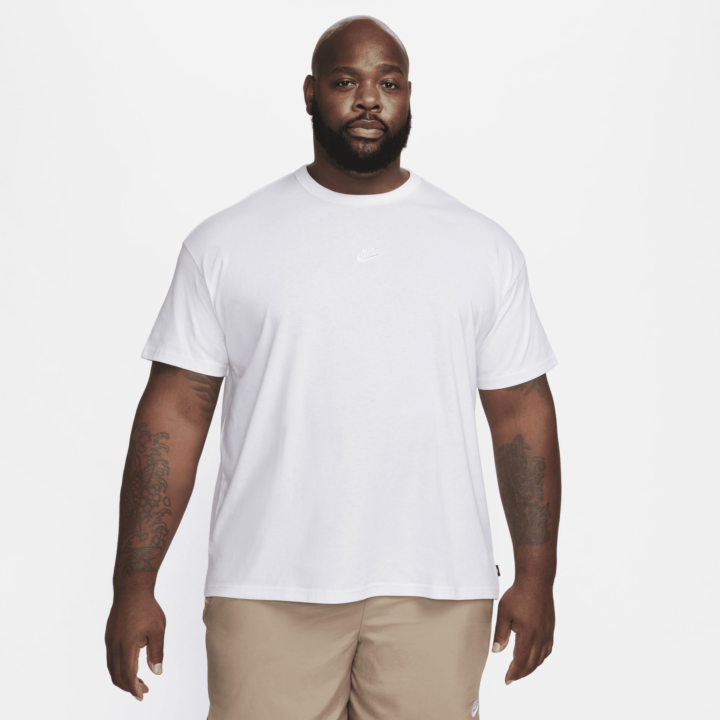 Nike Mens Nike NSW Premium Essentials SUST T-Shirt - Mens White/White Product Image