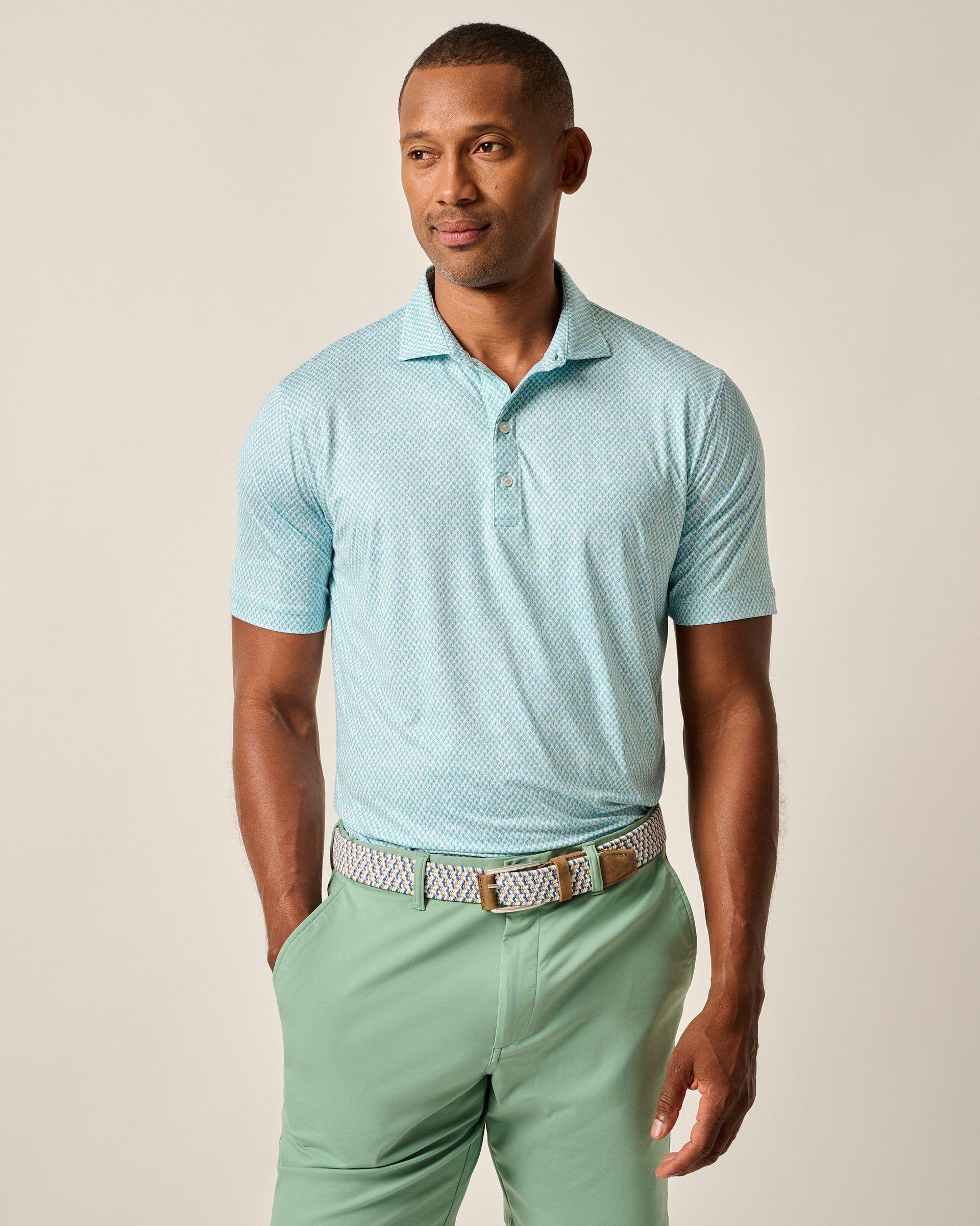 johnnie-O Featherweight Performance Polo - Fernando Print Product Image