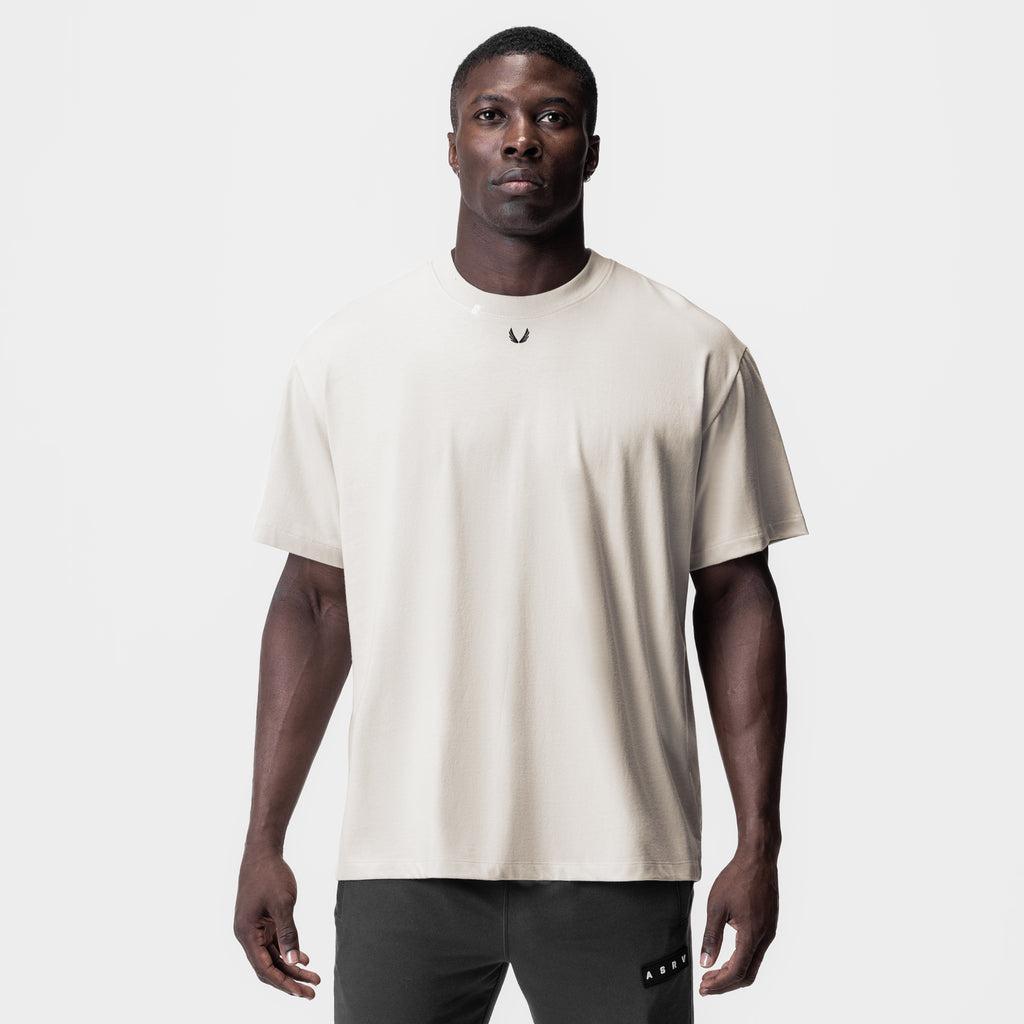 0797. Tech Essential™ Relaxed Tee - Stone/Black "OTWR" Product Image