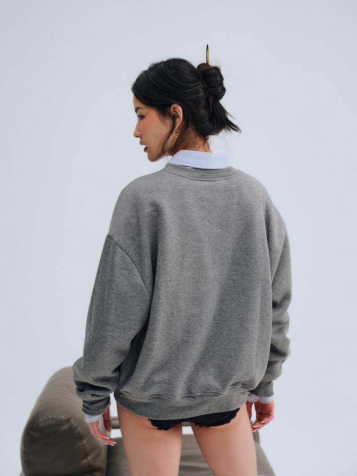 Julie Sweatshirt — Grey Product Image