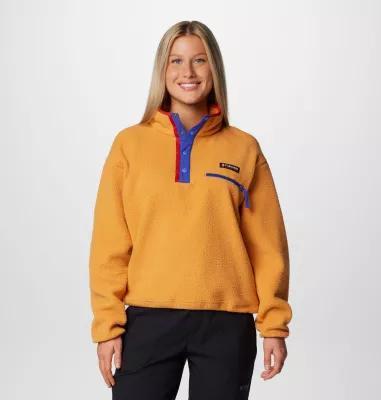 Columbia Women's Helvetia II Cropped Half Snap Fleece Pullover- Product Image