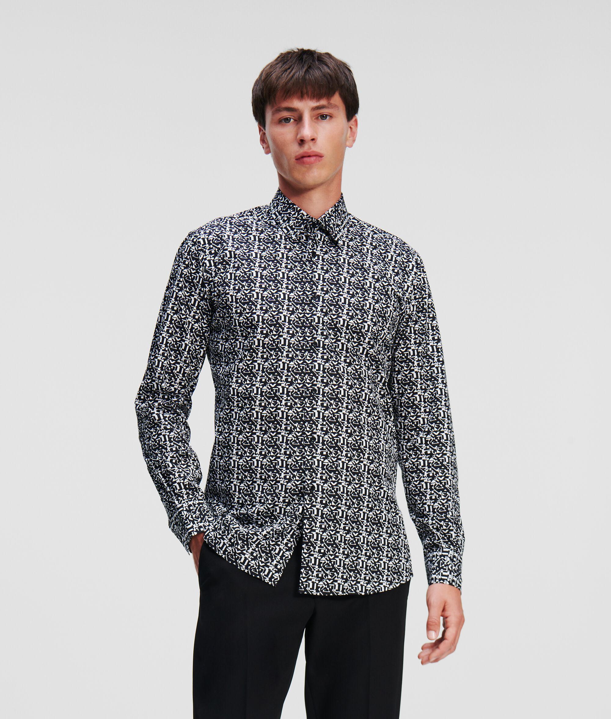 Modern Fit Patterned Shirt  Product Image
