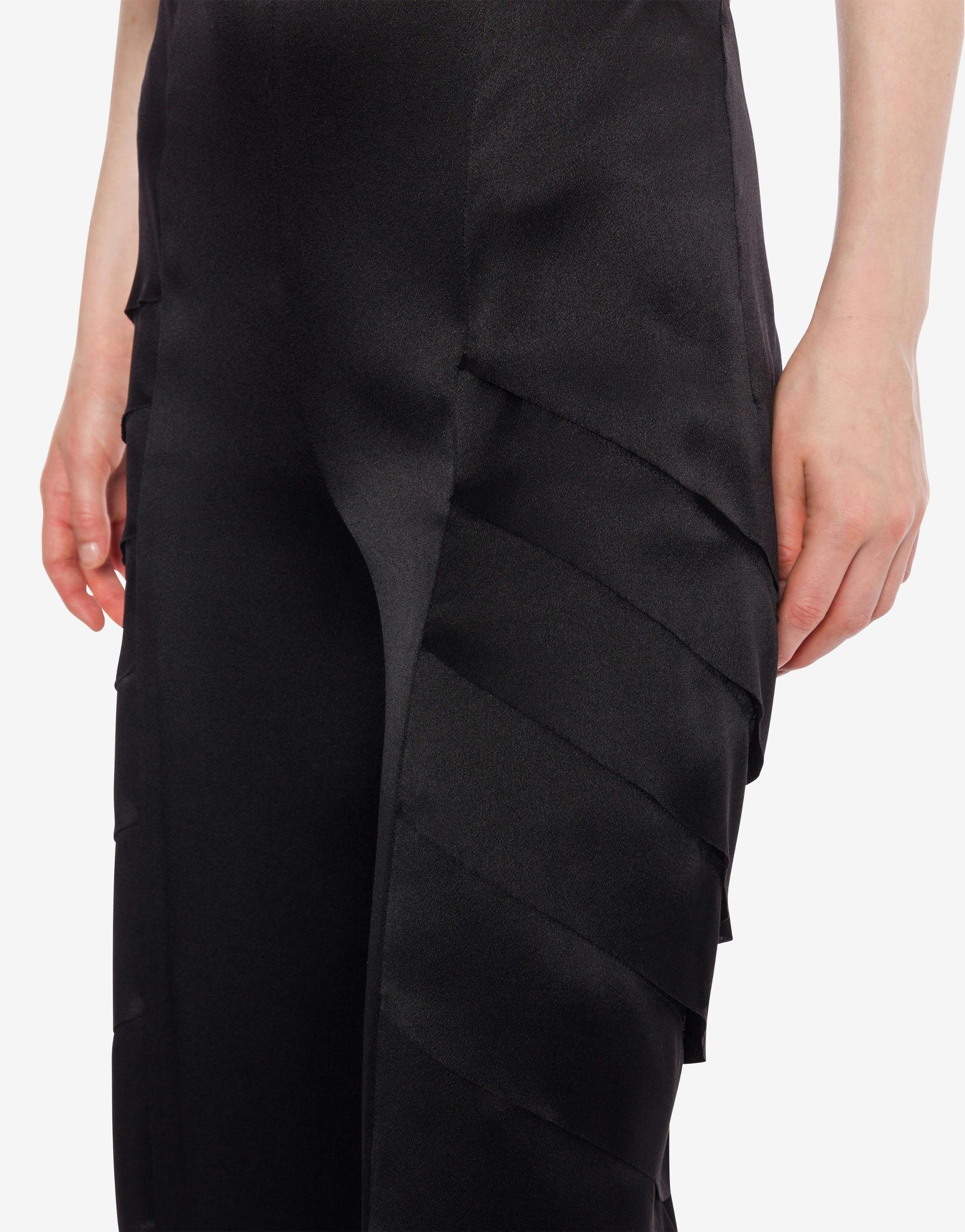 Satin palazzo trousers Product Image