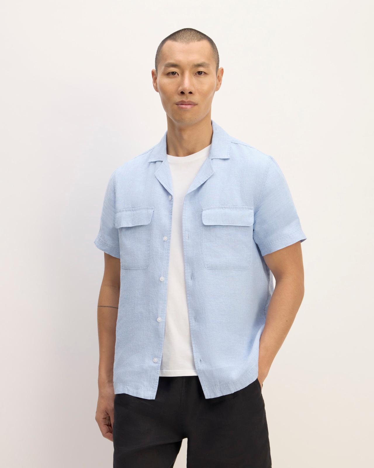 Mens Resort Shirt in Linen by Everlane Product Image