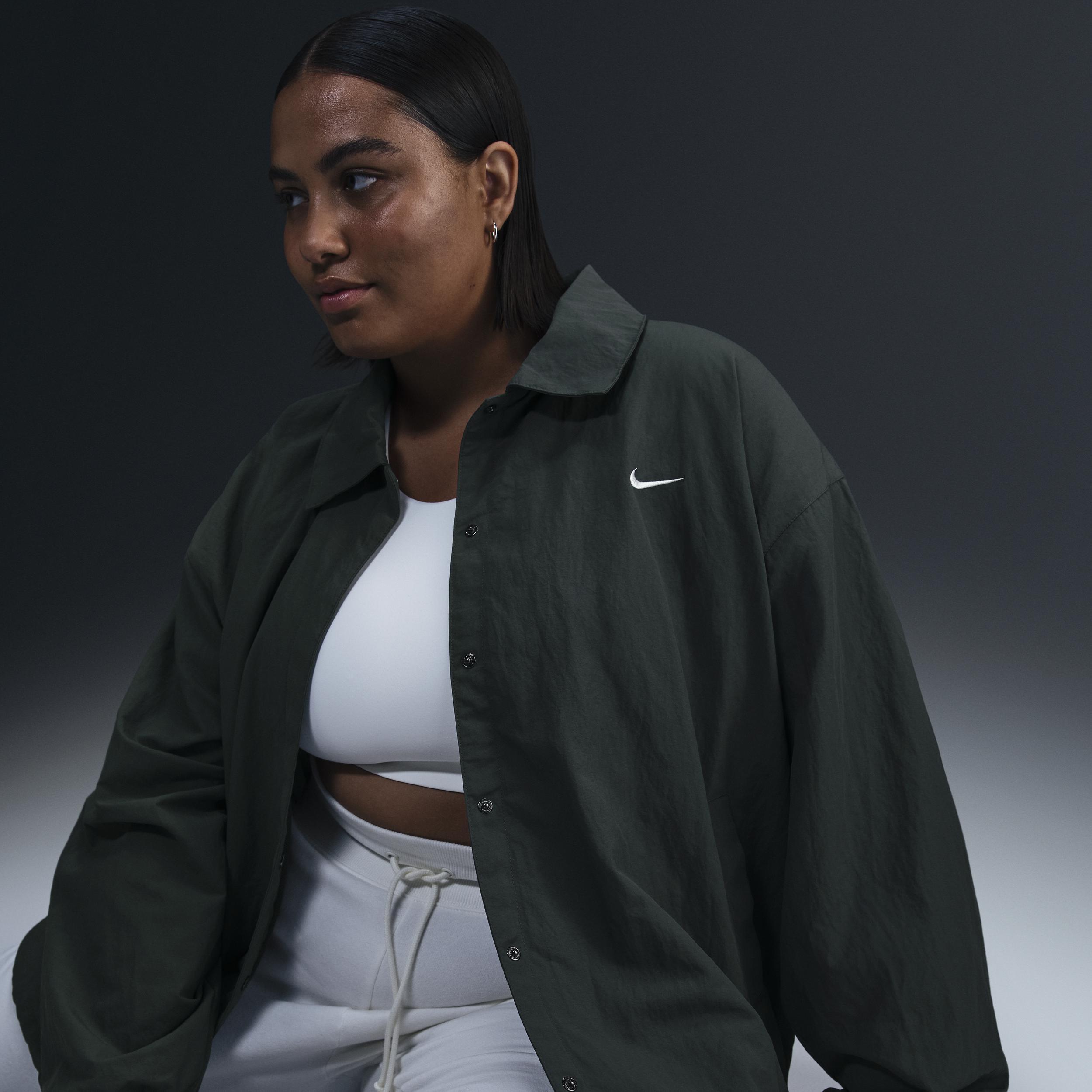 Women's Nike Sportswear Essential Oversized UV Woven Coaches' Jacket (Plus Size) Product Image