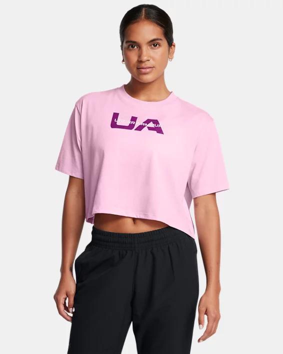 Women's UA Boxy Wordmark Short Sleeve Product Image