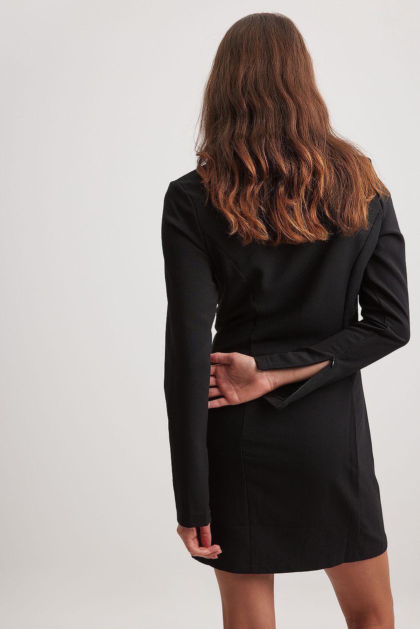 Zip Mini Dress Product Image